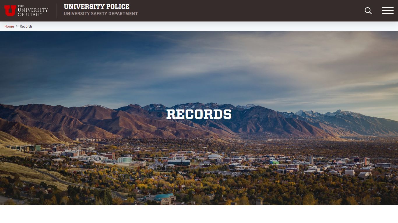 Records – University Police